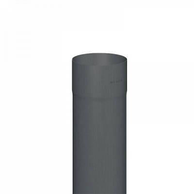 Детальное фото труба водосточная, l-2 м, d-120 мм, темно-серый, rheinzink
